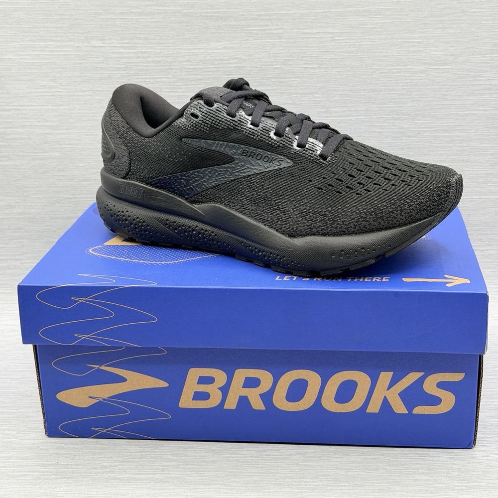 Brooks Ghost 16 Women's 6.5 Wide D Running Shoes Black Neutral 120407 NIB